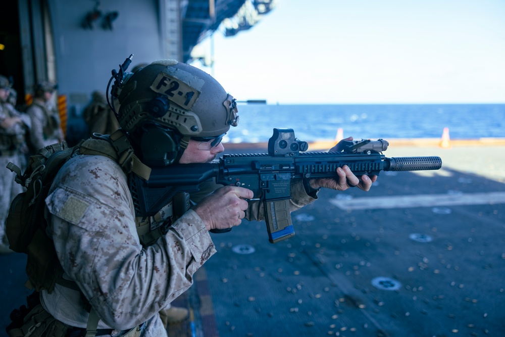 Deck Shoot Aboard USS America