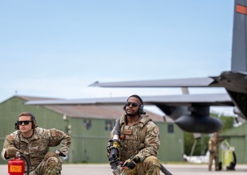 Air Defender 23 provides key joint training for 123rd Contingency Response, German Luftwaffe