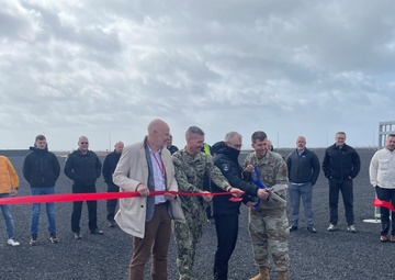 Ribbon Cutting Ceremony Marks Completion of NAVFAC EURAFCENT Iceland MILCON Project