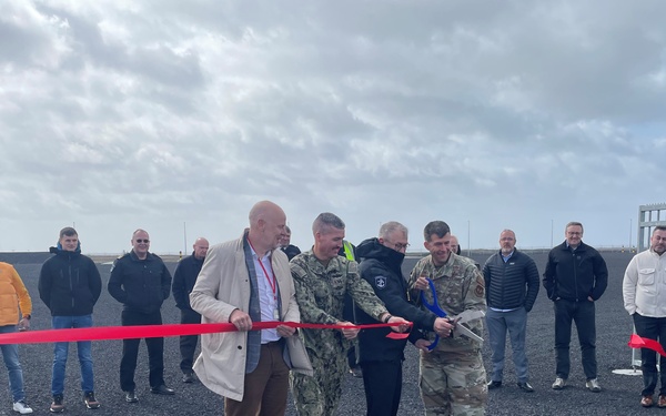 Ribbon Cutting Ceremony Marks Completion of NAVFAC EURAFCENT Iceland MILCON Project