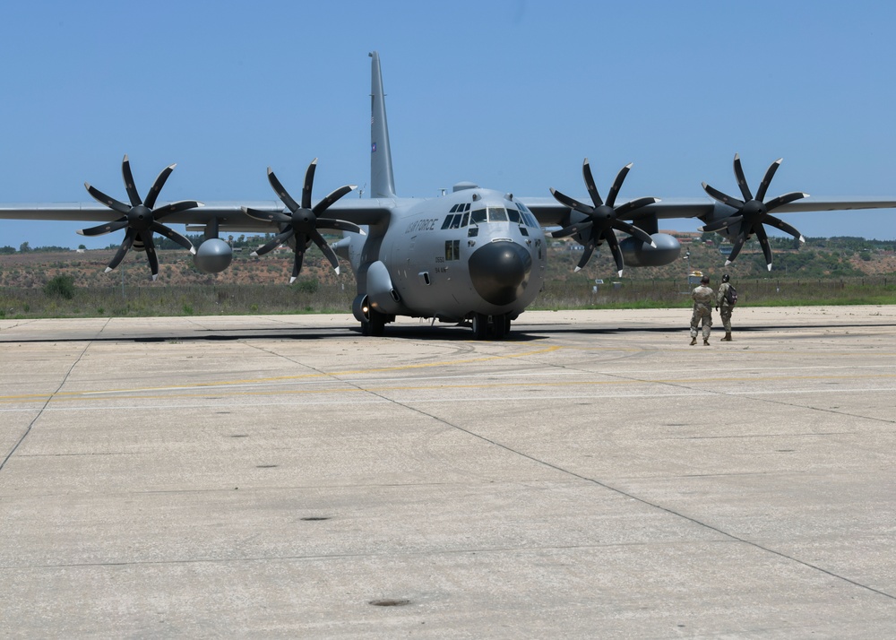 94th Airlift Wing conducts a joint air operation sortie during African Lion 2023