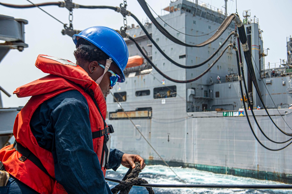 USS Paul Hamilton Replenishment-at-Sea