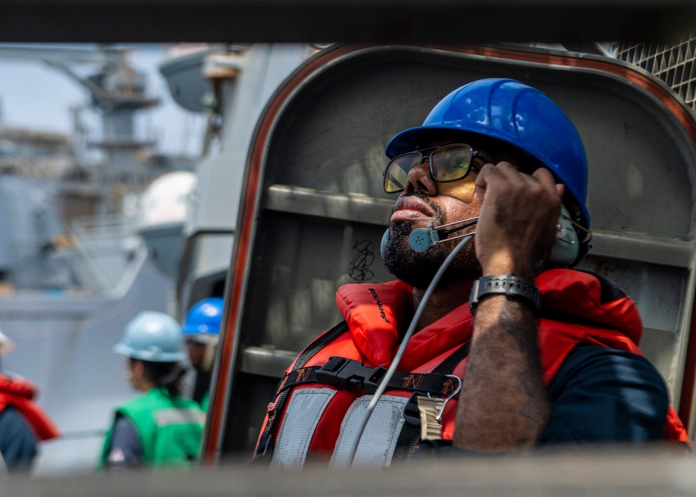 USS Paul Hamilton Replenishment-at-Sea