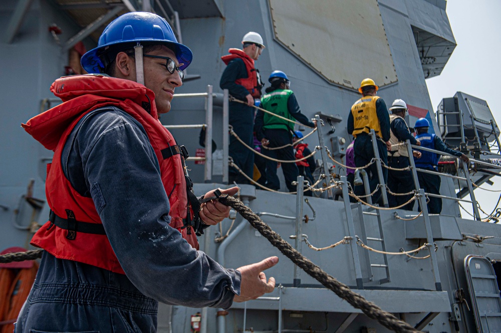 USS Paul Hamilton Replenishment-at-Sea