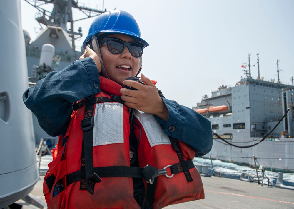 USS Paul Hamilton Replenishment-at-Sea