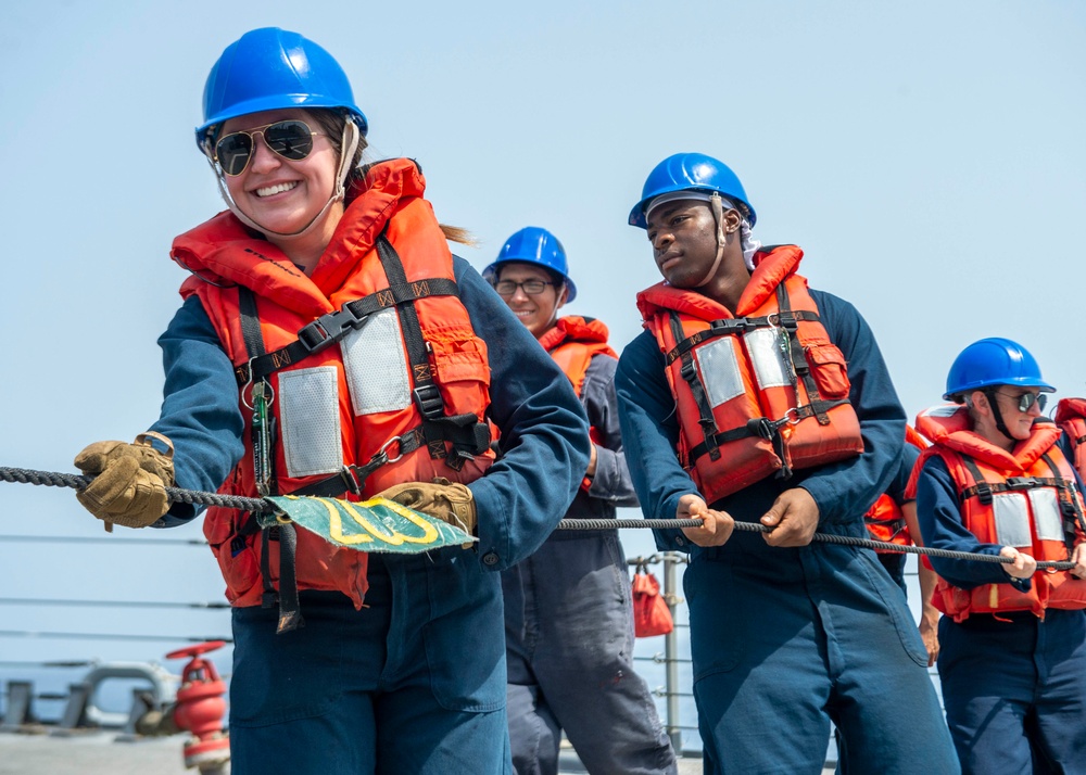 USS Paul Hamilton Replenishment-at-Sea