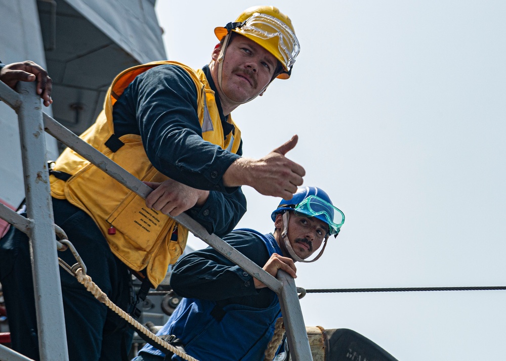 USS Paul Hamilton Replenishment-at-Sea