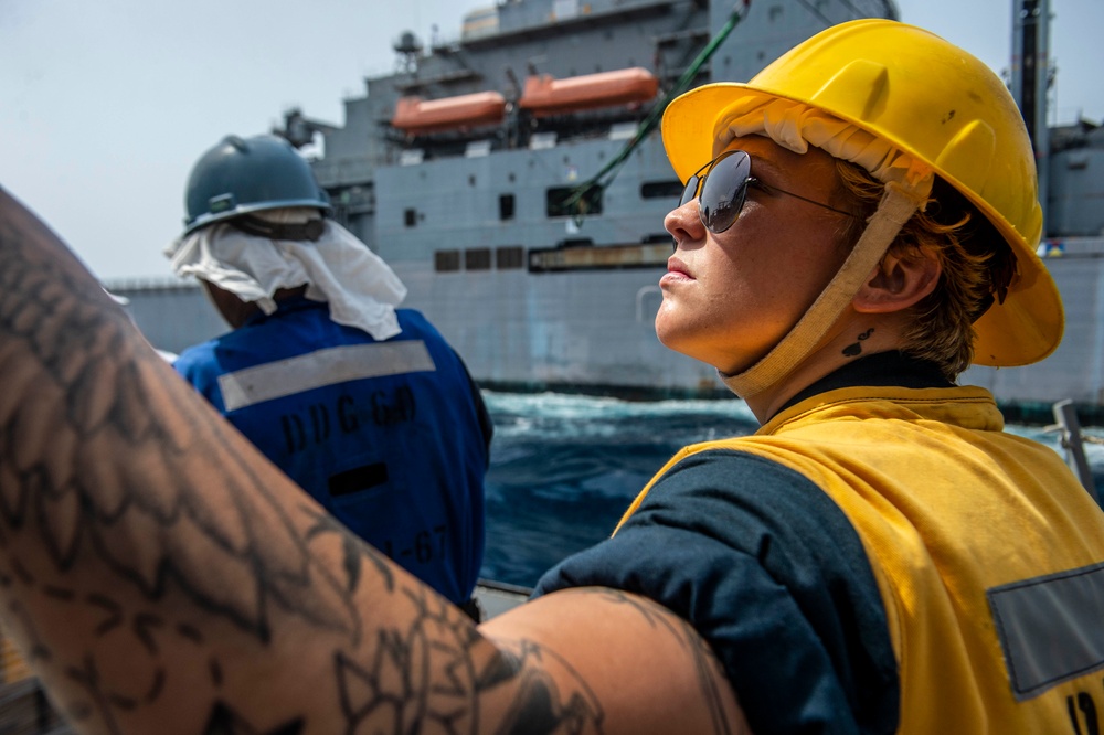 USS Paul Hamilton Replenishment-at-Sea