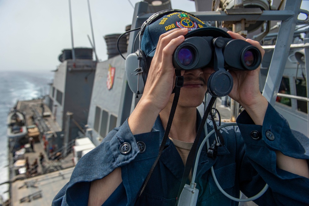 USS Paul Hamilton Replenishment-at-Sea