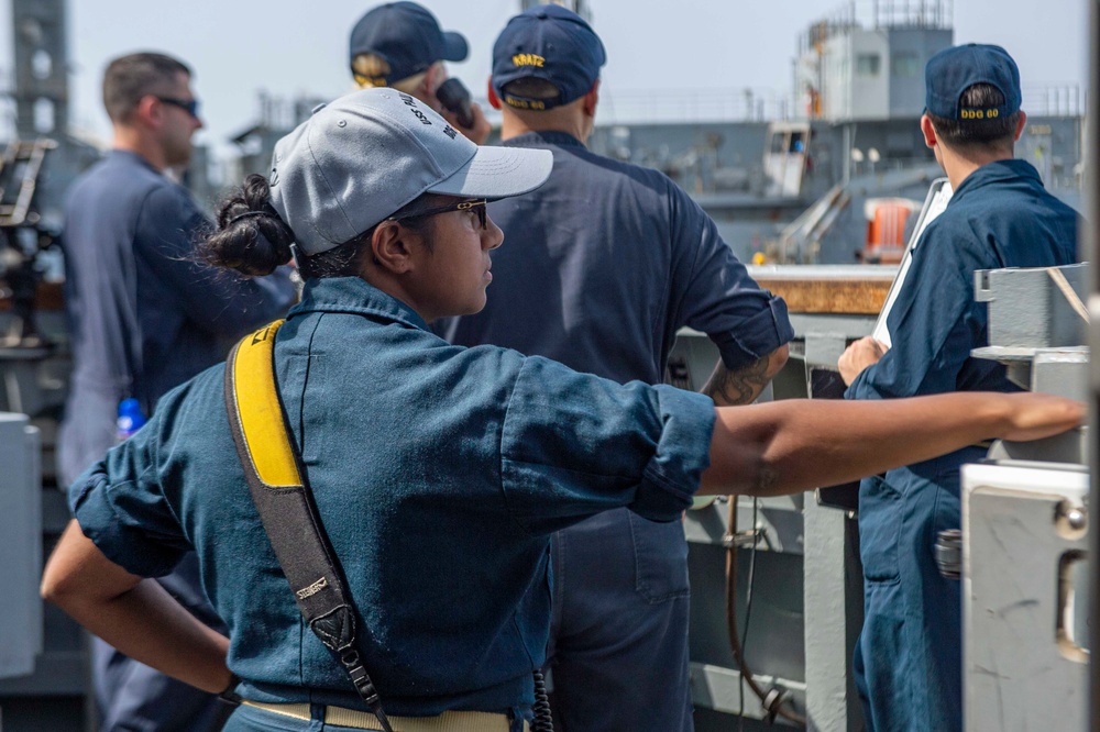 USS Paul Hamilton Replenishment-at-Sea