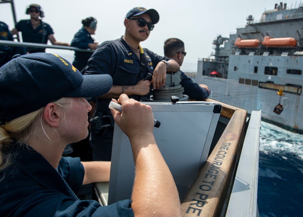 USS Paul Hamilton Replenishment-at-Sea