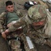 U.S. and  British Army medics conduct a mass casualty training exercise at Bemowo Piskie Training Area, Poland