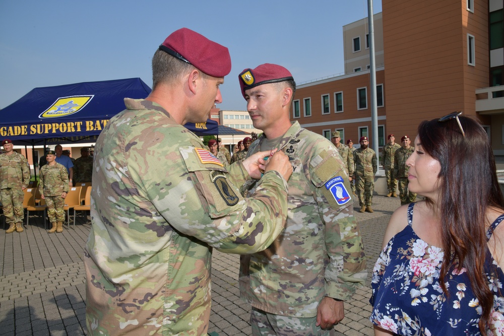 173rd Brigade Support Battalion, 173rd Airborne Brigade Award Ceremony