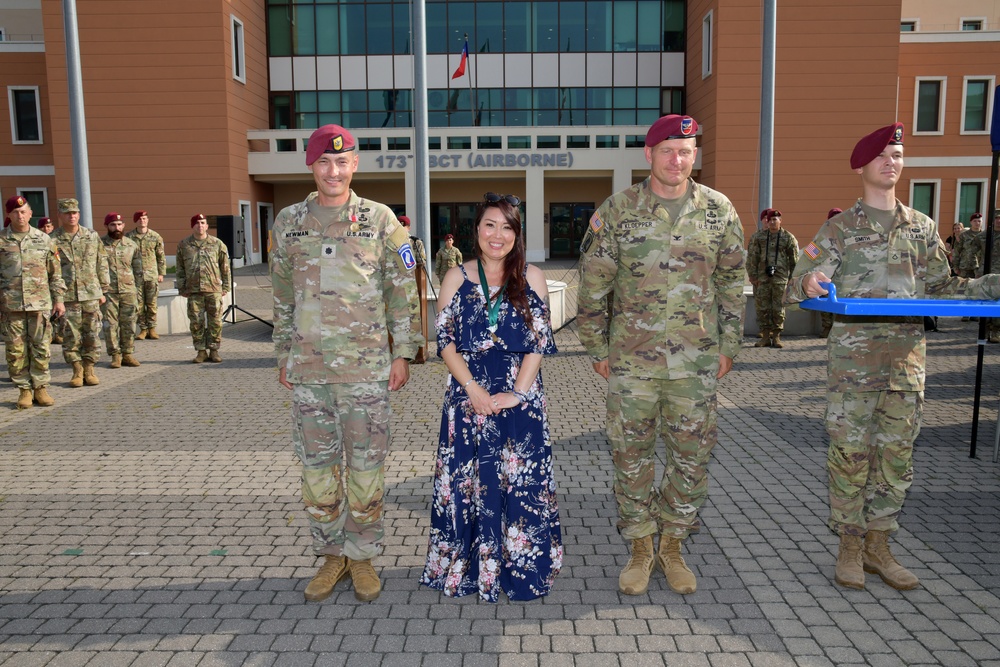 173rd Brigade Support Battalion, 173rd Airborne Brigade Award Ceremony