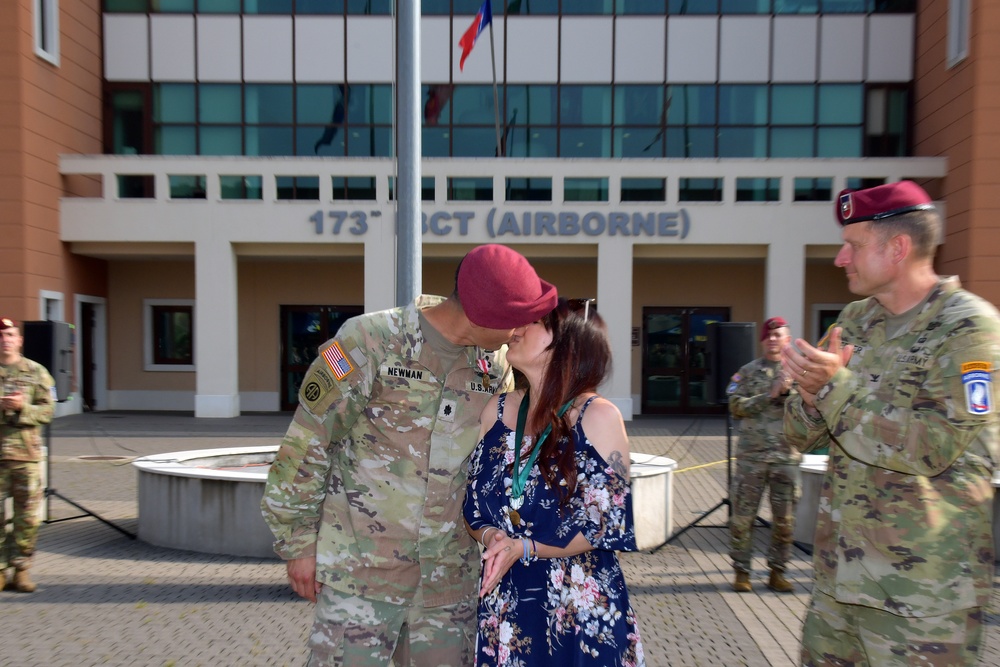 173rd Brigade Support Battalion, 173rd Airborne Brigade Award Ceremony