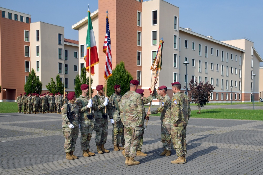 173rd Brigade Support Battalion, 173rd Airborne Brigade Change of Command Ceremony