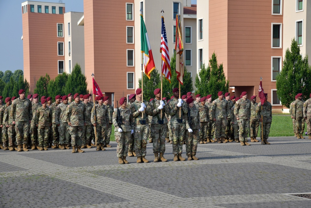 173rd Brigade Support Battalion, 173rd Airborne Brigade Change of Command Ceremony