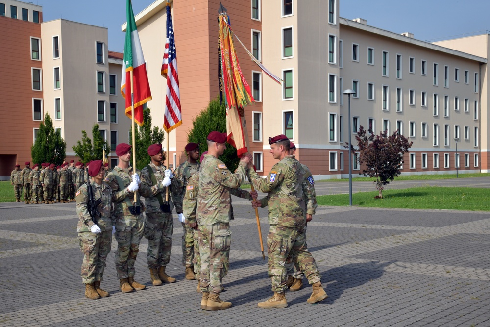 173rd Brigade Support Battalion, 173rd Airborne Brigade Change of Command Ceremony