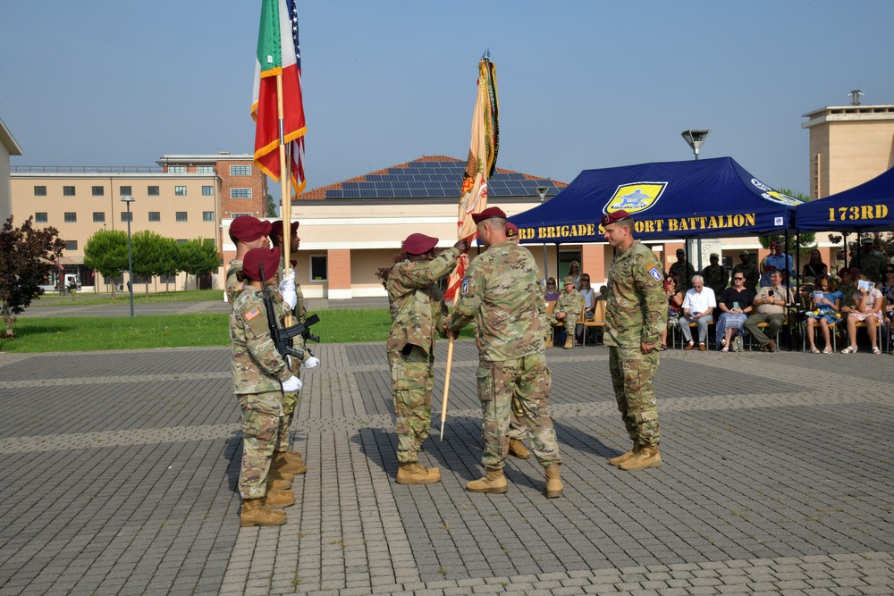 173rd Brigade Support Battalion, 173rd Airborne Brigade Change of Command Ceremony