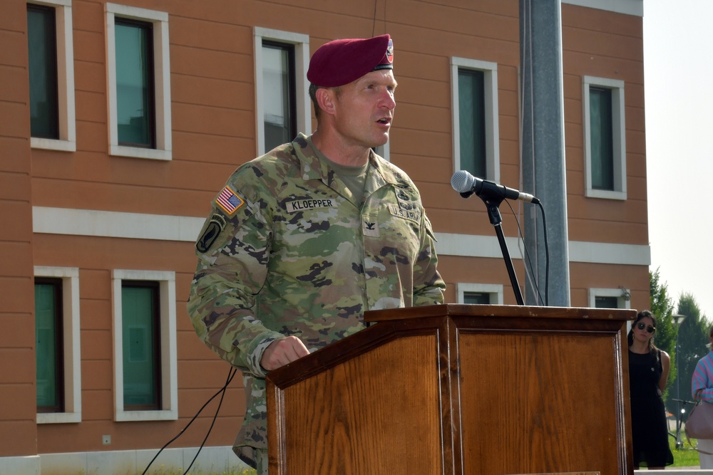 173rd Brigade Support Battalion, 173rd Airborne Brigade Change of Command Ceremony