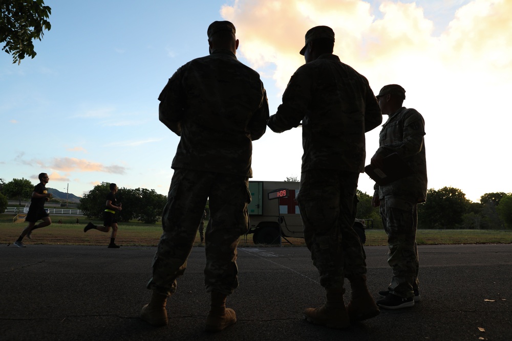 U.S. Army Soldiers of the 190th Engineer Battalion take the ACFT