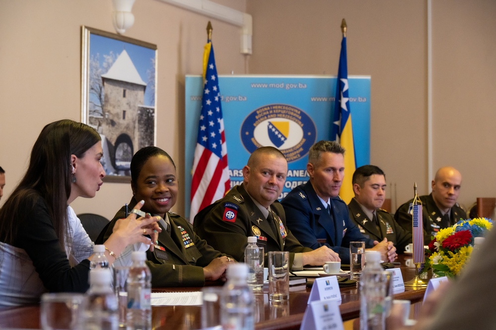 U.S. Army Maj. Gen. Janeen L. Birckhead visits Bosnia and Herzegovina