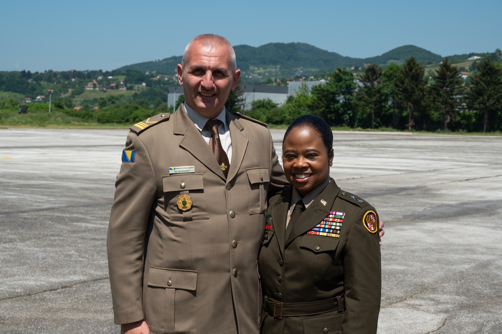 U.S. Army Maj. Gen. Janeen L. Birckhead visits Bosnia and Herzegovina