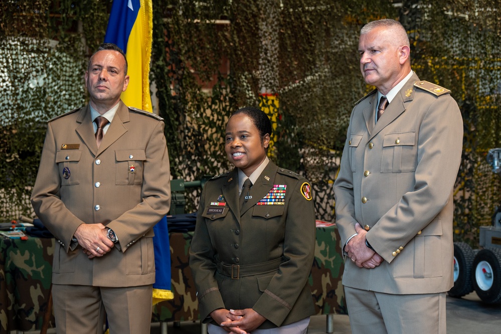 U.S. Army Maj. Gen. Janeen L. Birckhead visits Bosnia and Herzegovina