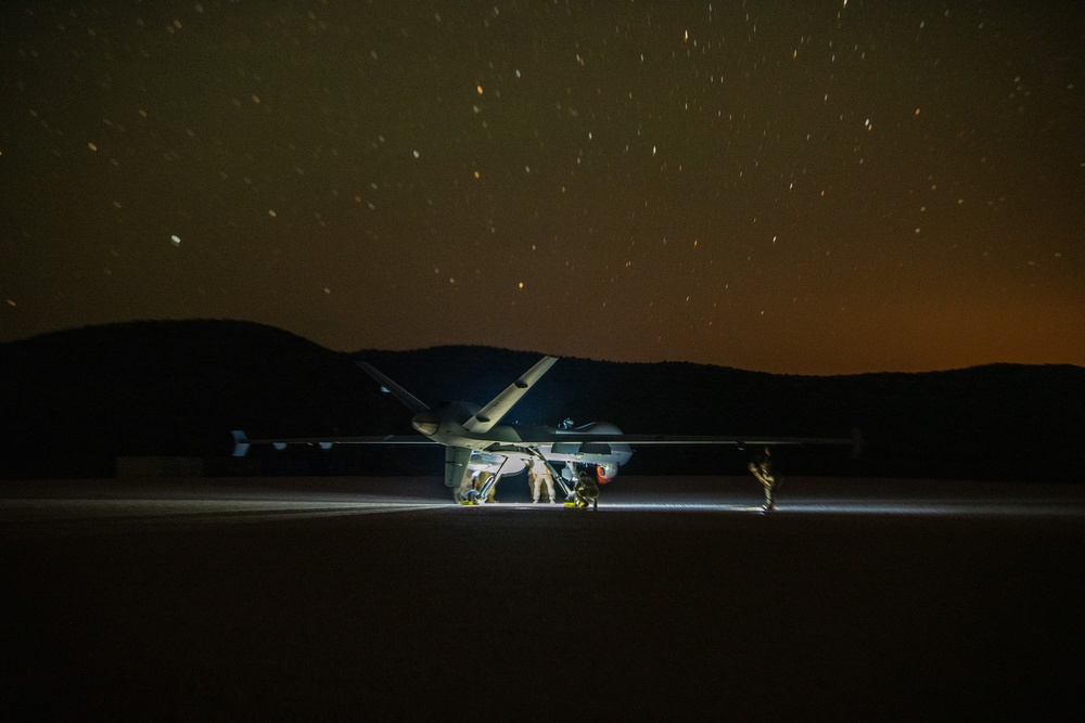 MQ-9 completes first-ever mission using dirt landing zone