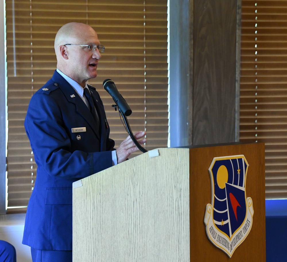 Withrow takes up role of AEDC Test Support Division chief