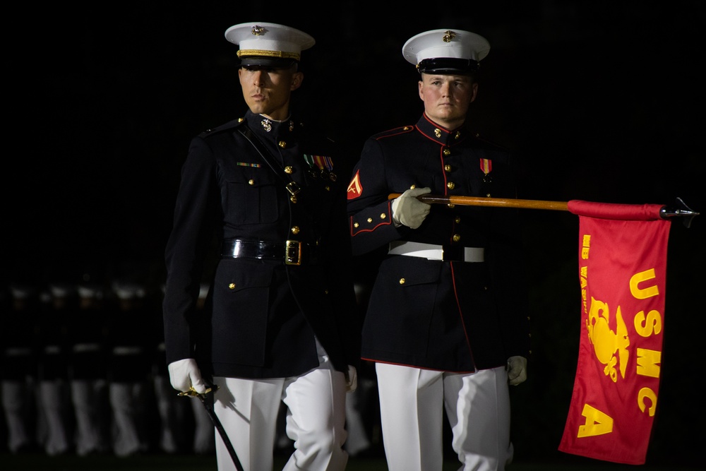 Marines with Marine Barracks Washington host another incredible Friday Evening Parade.