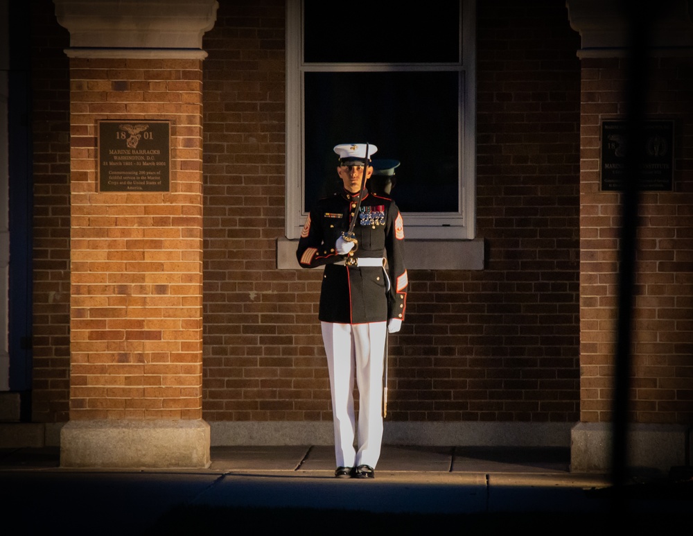 Marines with Marine Barracks Washington host another incredible Friday Evening Parade.