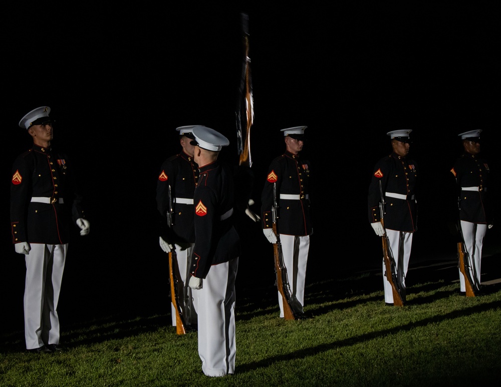 Marines with Marine Barracks Washington host another incredible Friday Evening Parade.