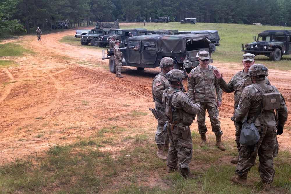 Army National Guard director meets with 44th IBCT troops during JRTC rotation