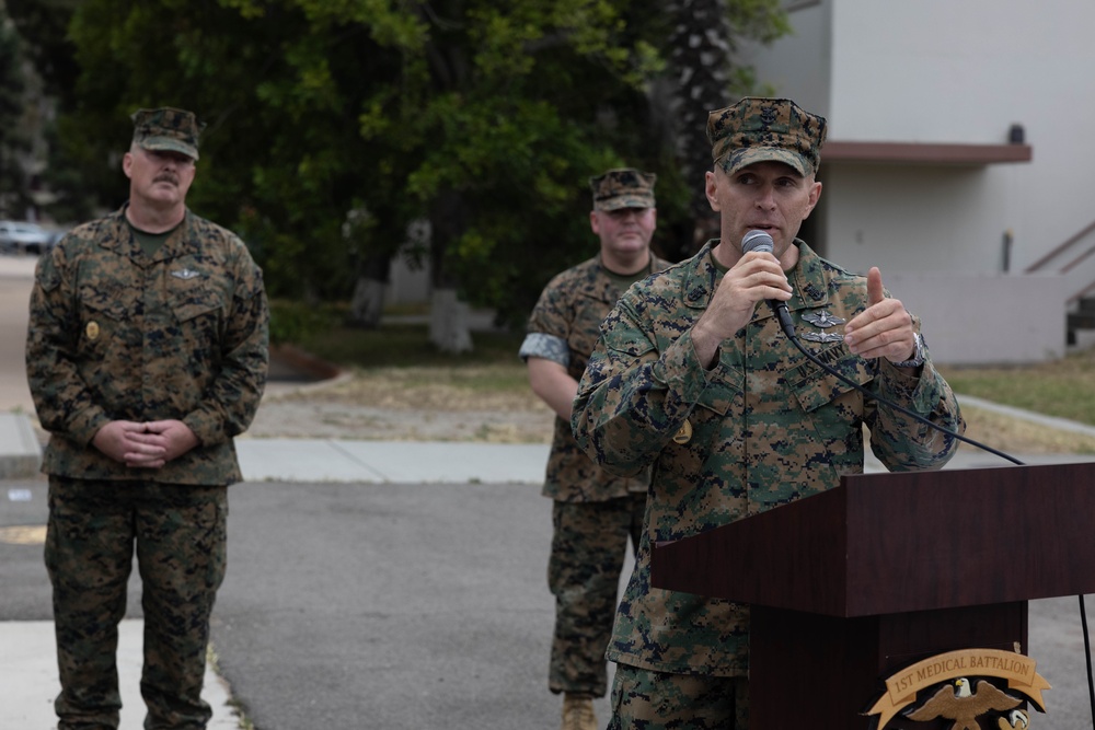 1st Medical Battalion Change of Charge