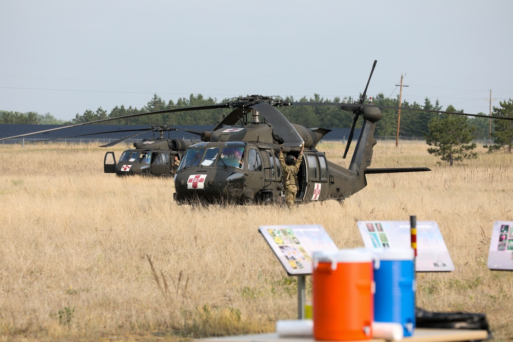 Officer Candidates Conduct Mass Casualty Training on Camp Ripley