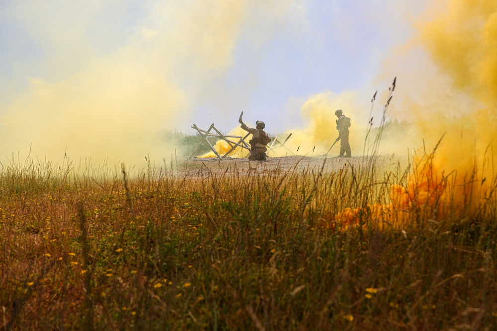 1st CEB and 1st EOD participate in integrated littoral ordnance disposal and explosive breaching