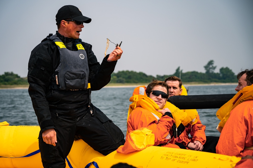 305th AMW SERE Operations conducts Water Survival Preparation