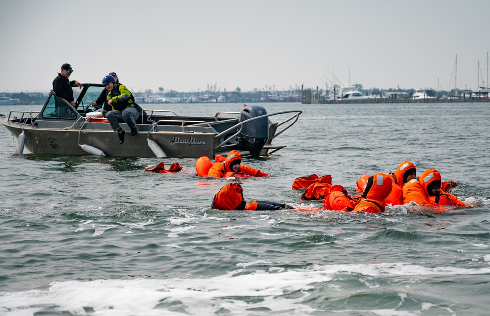 305th AMW SERE Operations conducts Water Survival Preparation