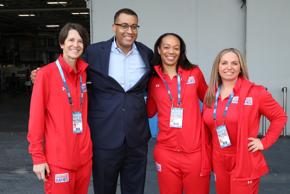 Assistant Secretary of the Navy (Manpower and Reserve Affairs) Franklin R. Parker 2023 Department of Defense Warrior Games Kick-Off Event.