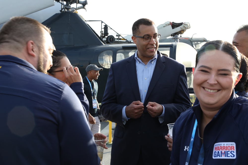 Assistant Secretary of the Navy (Manpower and Reserve Affairs) Franklin R. Parker 2023 Department of Defense Warrior Games Kick-Off Event.