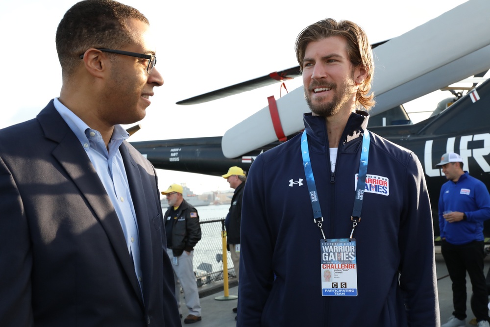 Assistant Secretary of the Navy (Manpower and Reserve Affairs) Franklin R. Parker 2023 Department of Defense Warrior Games Kick-Off Event.