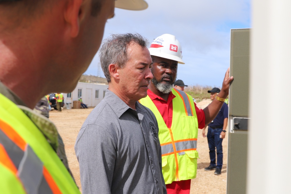 Guam Representative Visits USACE Power Mission