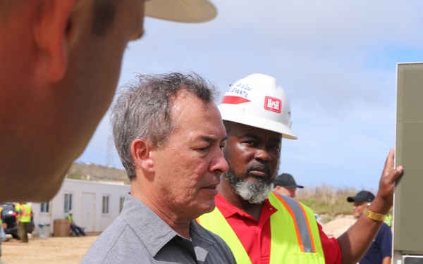 Guam Representative Visits USACE Power Mission
