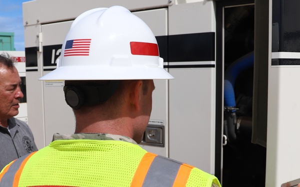 Guam Representative Visits USACE Power Mission