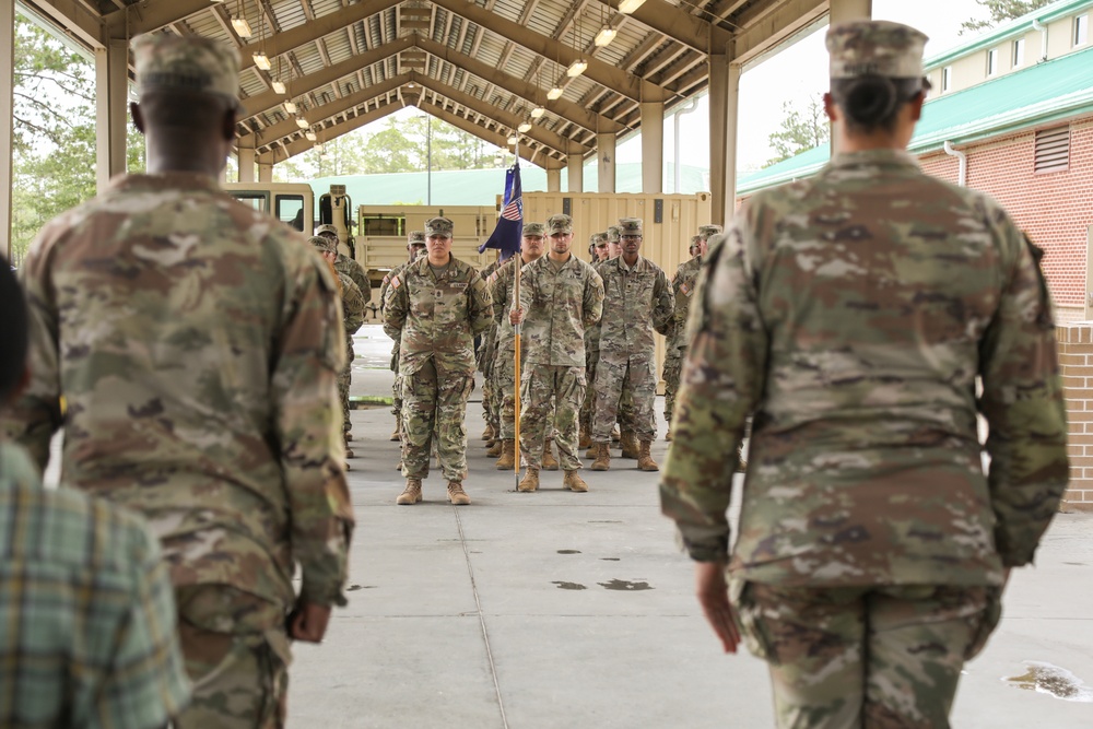 Human Resources Company hosts change of command