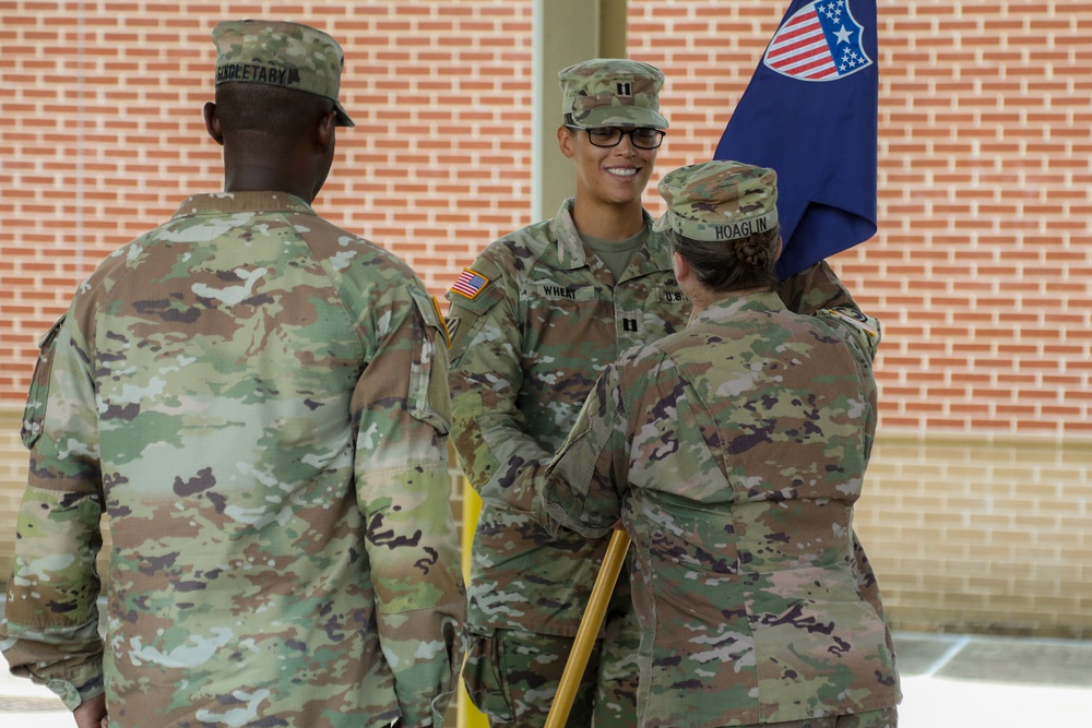 Human Resources Company hosts change of command