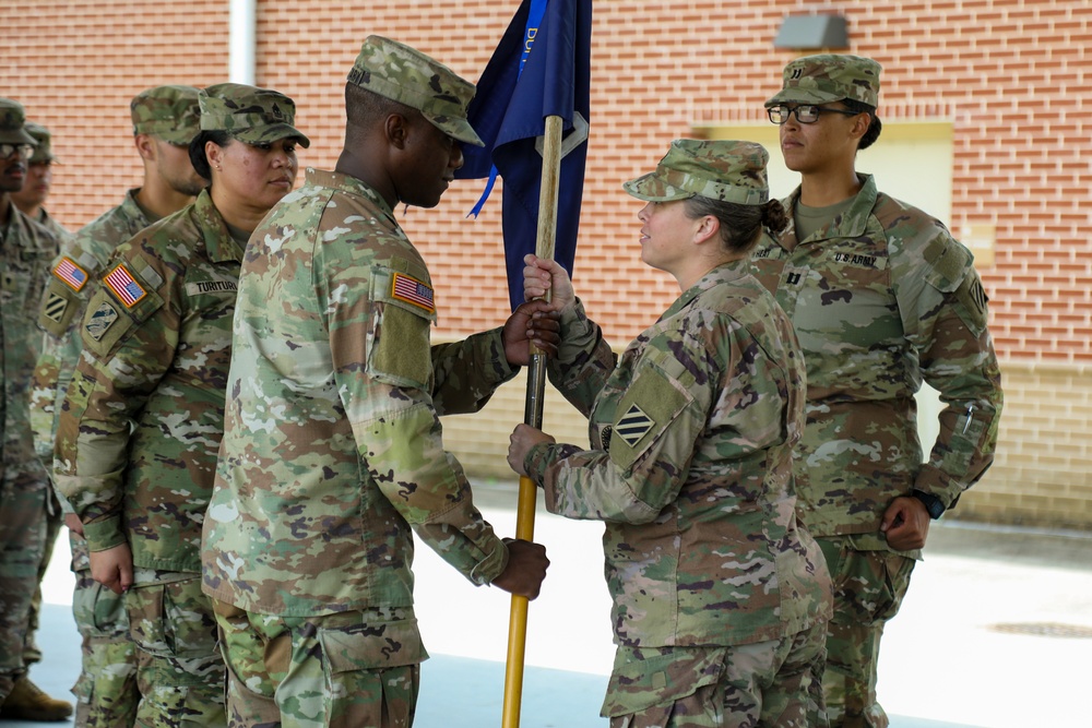 Human Resources Company hosts change of command