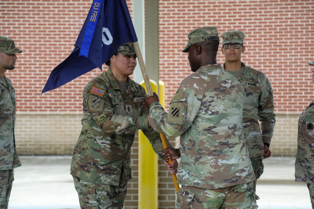 Human Resources Company hosts change of command