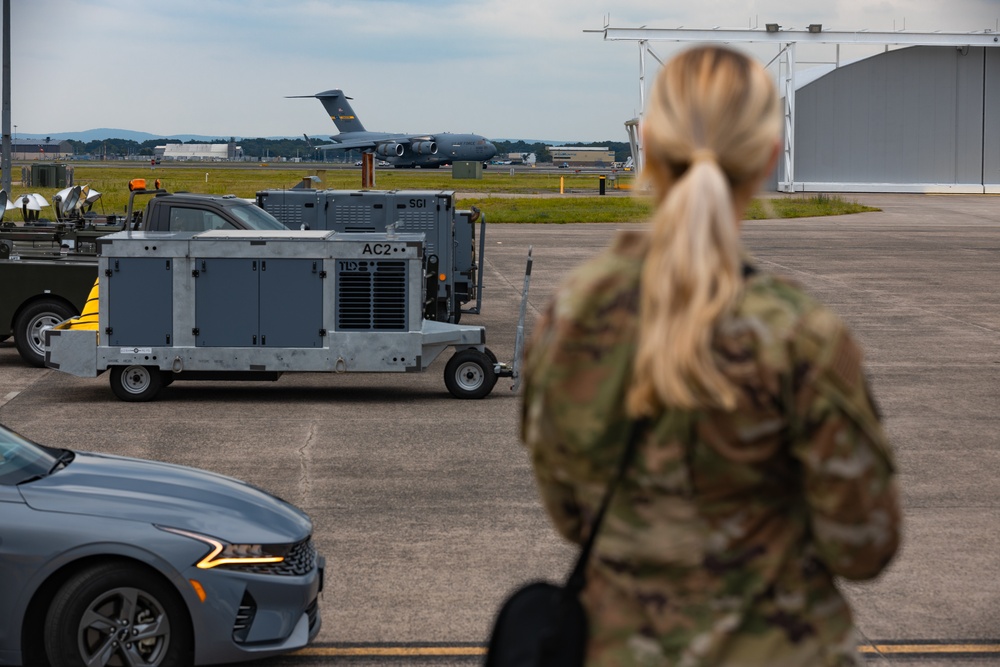 President Joe Biden Visits Bradley Air National Guard Base